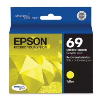 Cartouche d’encre Epson 69 jaune – compatible premium