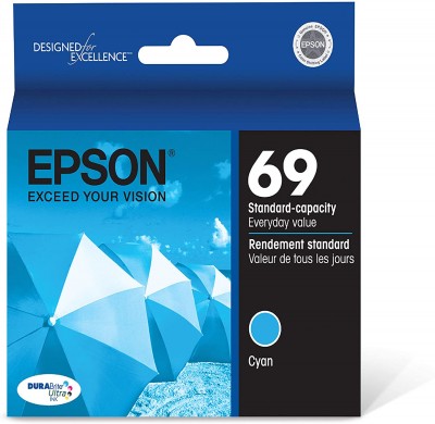 Cartouche d’encre Epson 69 cyan – compatible premium