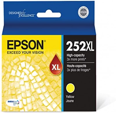 Cartouche d’encre Epson 252XL jaune – compatible premium