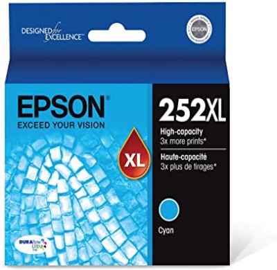 Cartouche d’encre Epson 252XL cyan – compatible premium