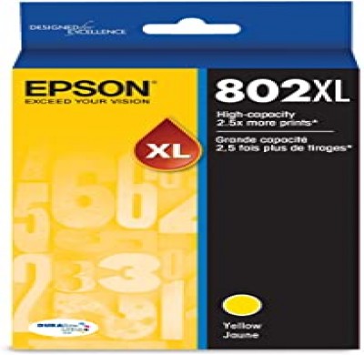 Cartouche d’encre Epson 802XL jaune – compatible premium