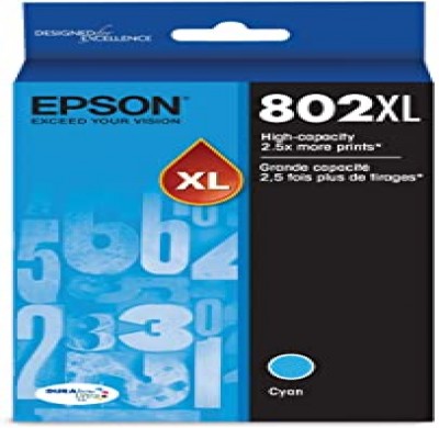Cartouche d’encre Epson 802XL cyan – compatible premium