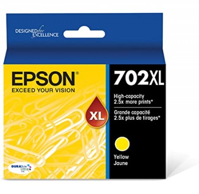 Cartouche d’encre Epson 702XL jaune – compatible premium