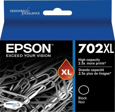Cartouche d’encre Epson 702XL noir – compatible premium