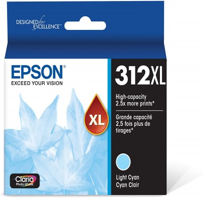 Cartouche d’encre Epson 312XL cyan clair – compatible premium