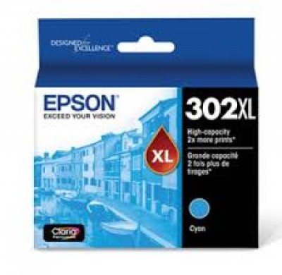 Cartouche d’encre Epson 302XL cyan – compatible premium