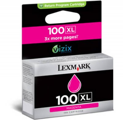 Cartouche d’encre Lexmark 100XL cyan – compatible premium