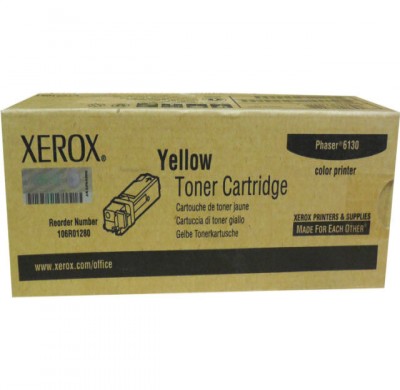 Cartouche de toner Xerox 106R01280 jaune – compatible