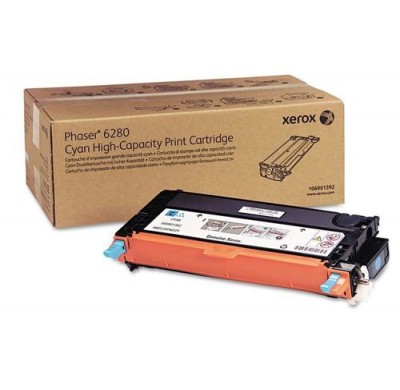 Cartouche de toner Xerox 106R01392 cyan – compatible