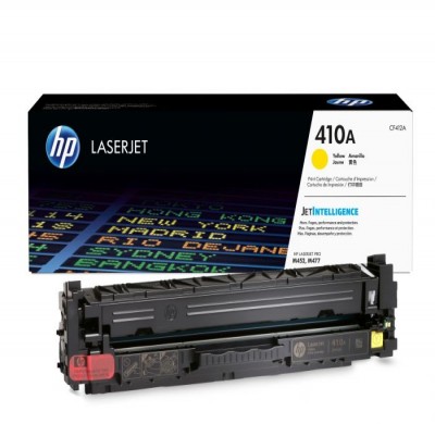 Cartouche de toner HP 410A (CF412A) jaune – compatible premium