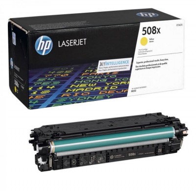Cartouche de toner HP 508X (CF362X) jaune, haut rendement – compatible premium