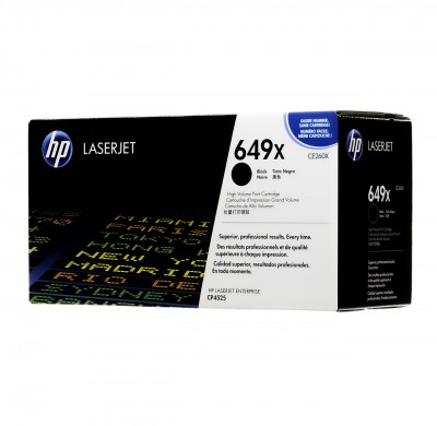 Cartouche de toner HP 649X (CE260X) noir, haut rendement – compatible premium