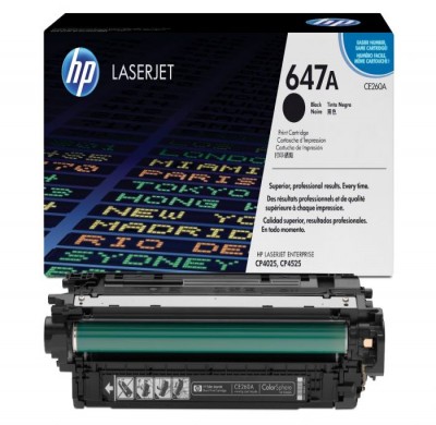 Cartouche de toner HP 647A (CE260A) noir – compatible premium