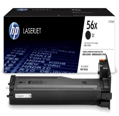 Cartouche de toner HP CF256X noir, haut rendement – compatible