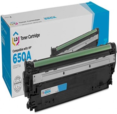 Cartouche de toner HP 650A (CE271A) cyan – compatible premium