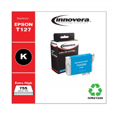 Cartouche d’encre Epson 127 cyan, très haut rendement – compatible premium