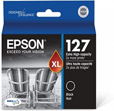 Cartouche d’encre Epson 127 noir, très haut rendement – compatible premium