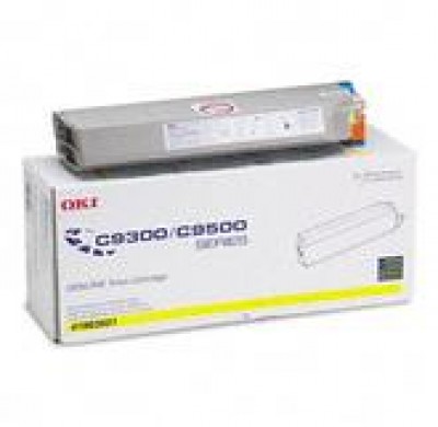 Cartouche de toner Okidata C9300 jaune – compatible