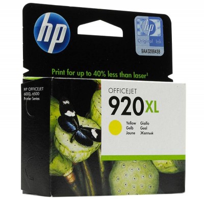 Cartouche d’encre HP 920XL (CD974AN) jaune – compatible premium