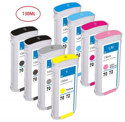 Cartouche d’encre HP 70 noir mat – compatible