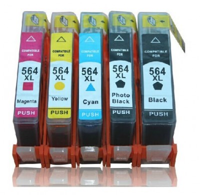 Cartouche d’encre HP 564XL noir photo – compatible premium