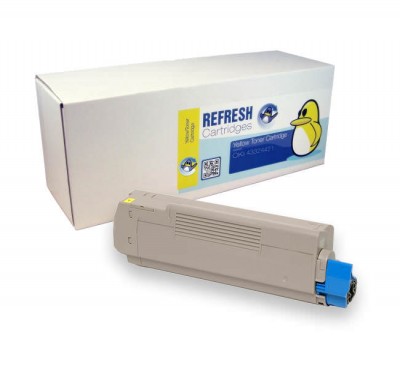 Cartouche de toner Okidata C5550 jaune – compatible