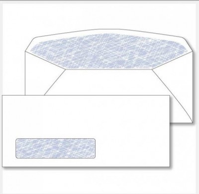 Enveloppes avec teinte de sécurité