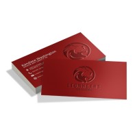 Cartes de visite en suède UV à points en relief_1