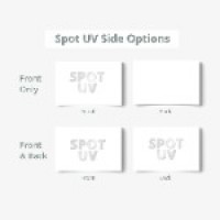 Cartes de visite en suède UV à points en relief_3