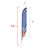 Beachflag - Modèle Convex_2