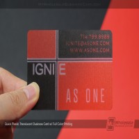 Cartes de visite en plastique translucide Quick_1