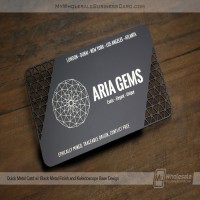 Cartes de visite en plastique mat_1