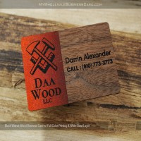 Cartes de visite en bois de noyer noir_1