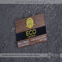 Cartes de visite en bois de noyer noir_2