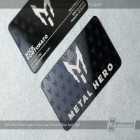 Cartes de visite en métal noir miroir_3
