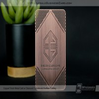 Cartes de visite en métal finition cuivre_6